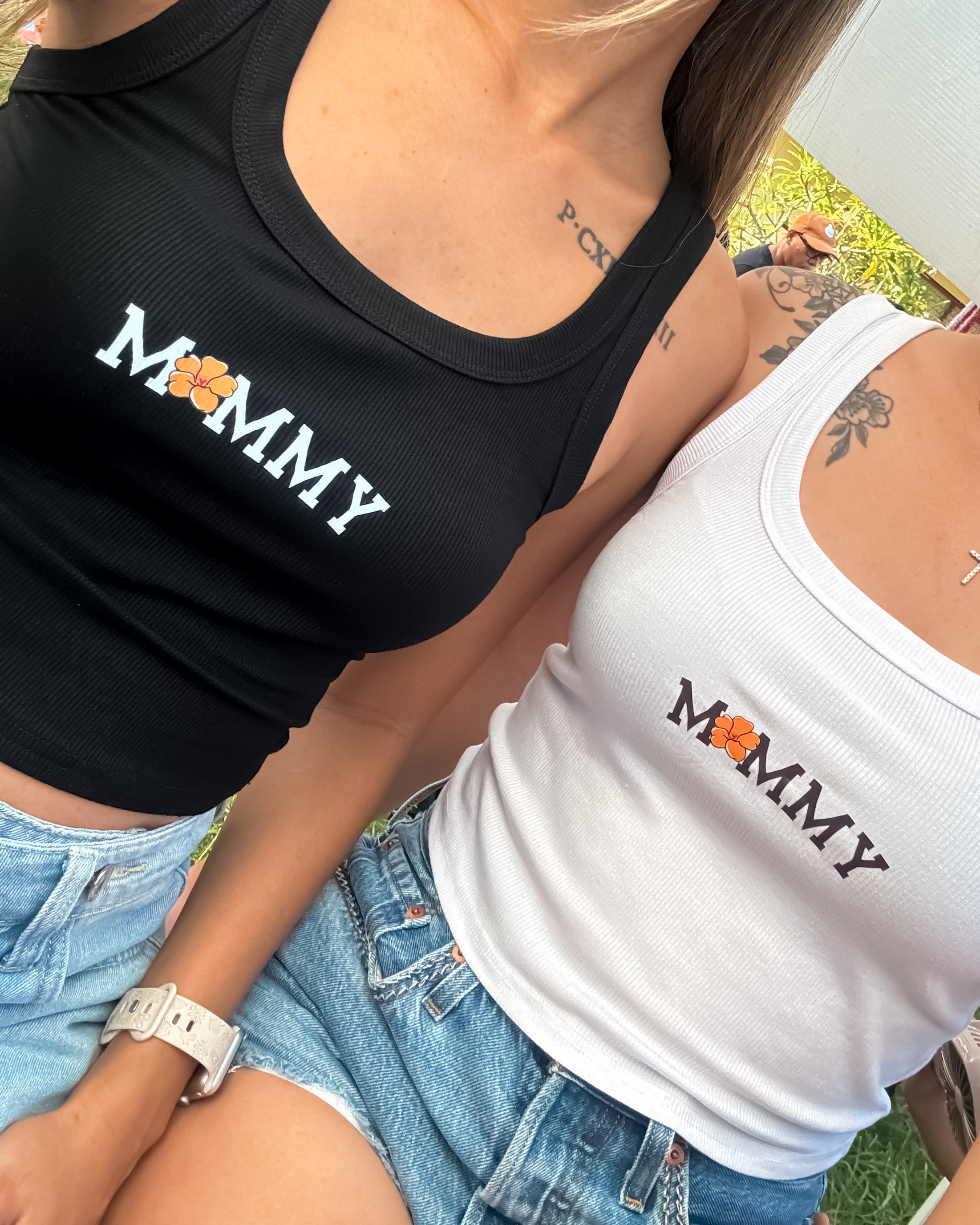 MOMMY CROPPED TANK TOP