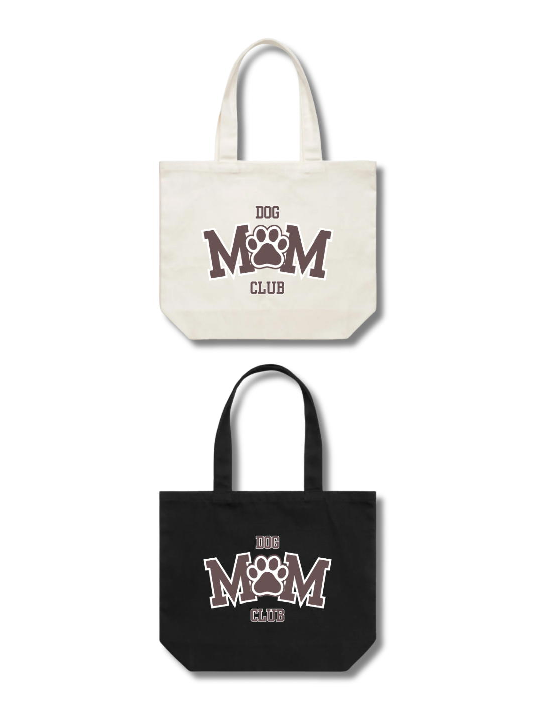 DOG MOM CLUB TOTES