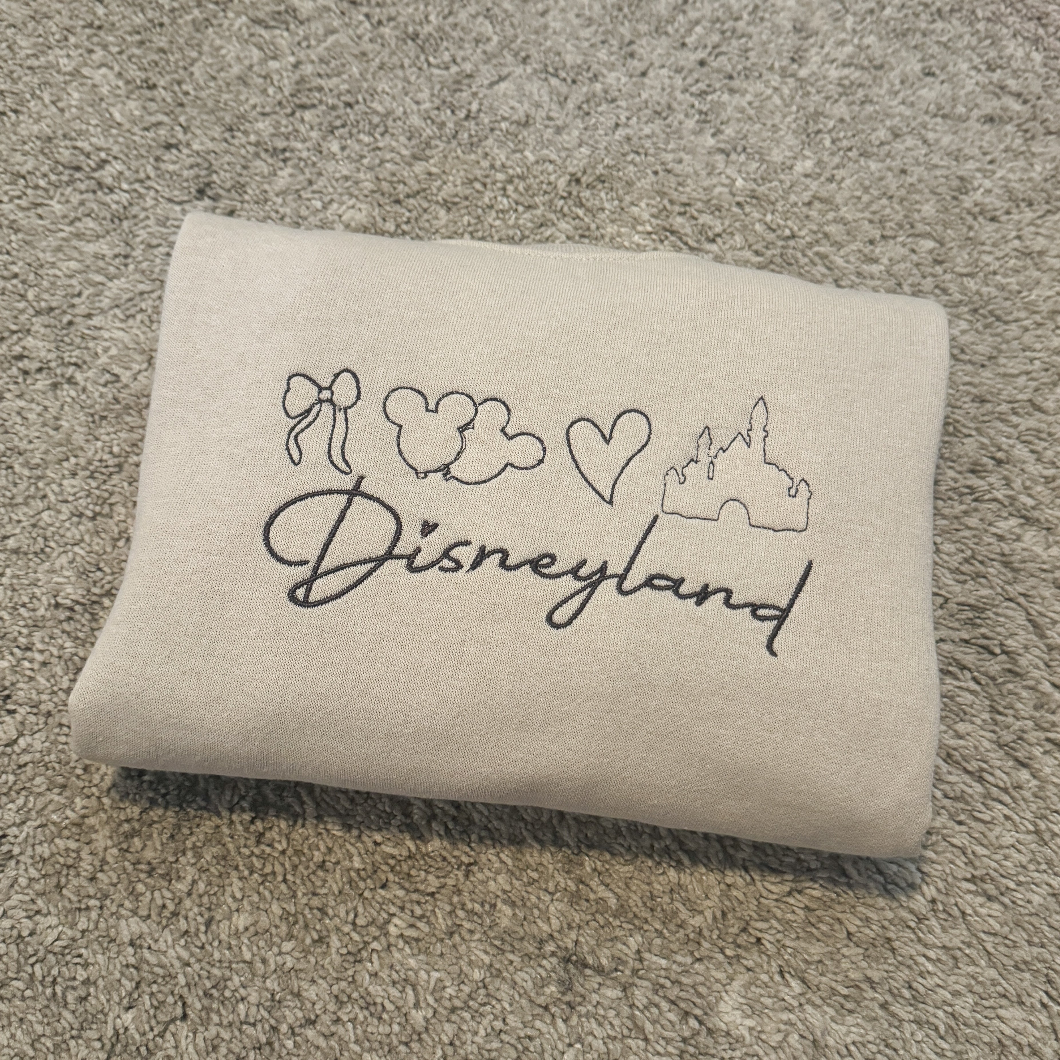 Disneyland Bow + Castle